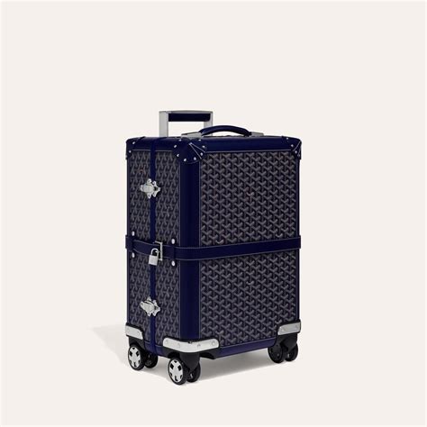 goyard trolley bourget|maison Goyard trolley case.